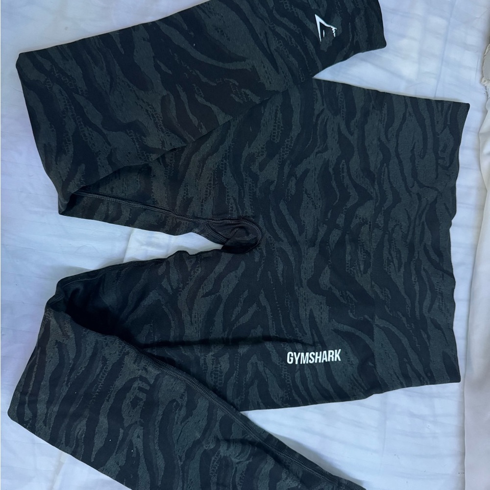 Gymshark Black Zebra Print Leggings